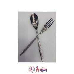 سرویس قاشق و چنگال 30 نفره 161 پارچه  رزنباخ طرح کریستالی کد 555 م